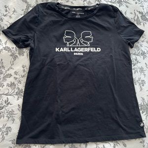 Karl Lagerfeld Black T Shirt